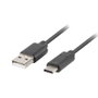 Lanberg Cable USB-A a USB tipo-C CA-USBO-20CU-0018-BK 1,8m Negro